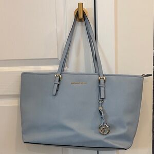 Michael Kors Sky Blue Tote Bag